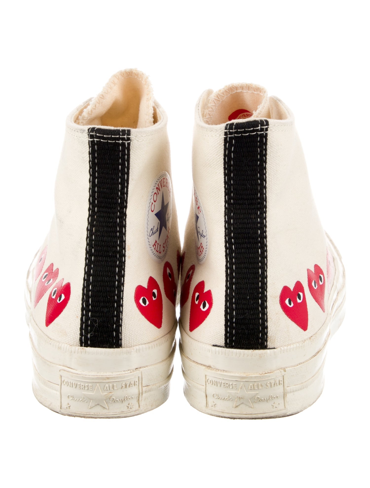 Comme des Garçons Play x Converse Canvas Graphic Print Sneakers